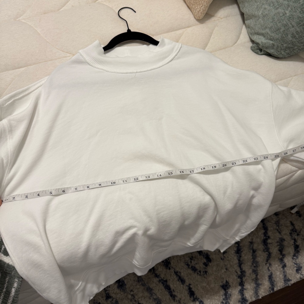 NWT We the Free Palm Springs Pullover, Clean Ivory, size small - Picture 9 of 9